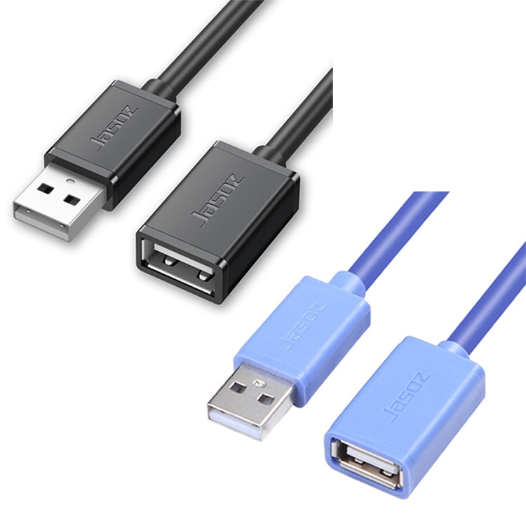 3 PCS Jasoz USB Male to Female Oxygen-Free Copper Core Extension Data Cable, Colour: Dark Blue 2m - USB Cable by buy2fix | Online Shopping UK | buy2fix