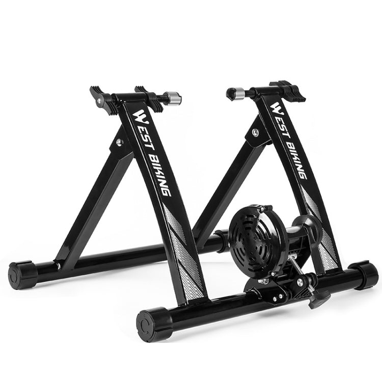 WEST BIKING YP1402008 Bicycle Parking Rack Indoor Cycling Training Platform Fitness Equipment Road Mountain Bike Parking Rack(Black) - Holders by WEST BIKING | Online Shopping UK | buy2fix