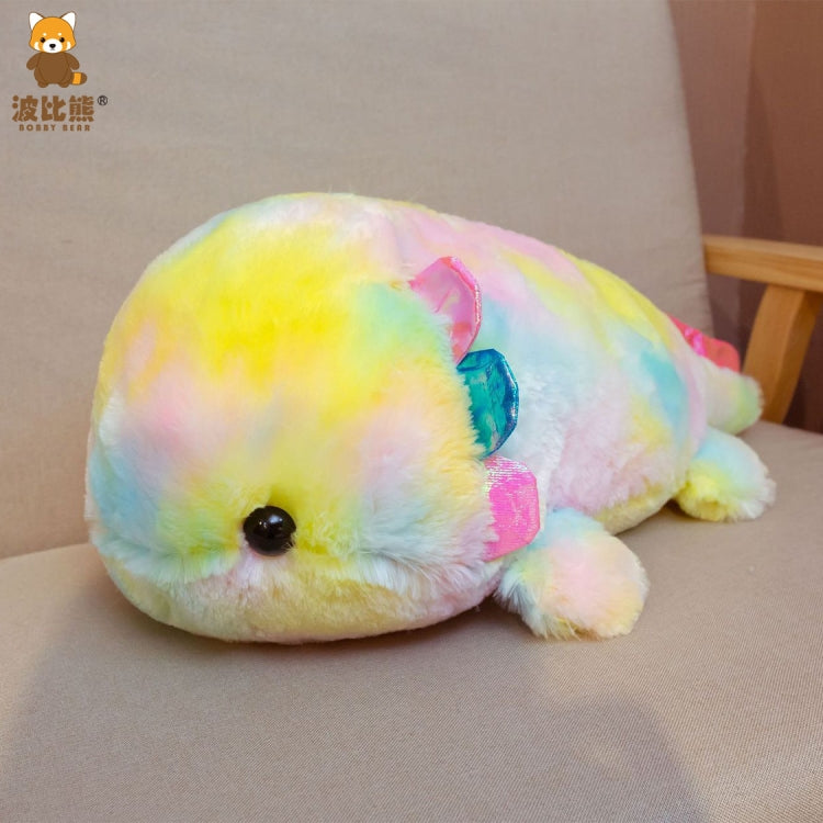 3 PCS Rainbow Color Doll Fish Plush Toy 40cm 0.25kg(Rainbow Yellow) - Soft Toys by buy2fix | Online Shopping UK | buy2fix