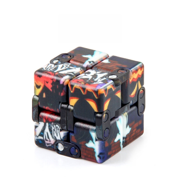 3 PCS Unlimited Magics Cube Colorful UV Printing Pocket Magic Cube Variety Folding Fingertip Magic Cube Decompression Toy(No.168-8-32 Hallowe Black) - Magic Cubes by buy2fix | Online Shopping UK | buy2fix