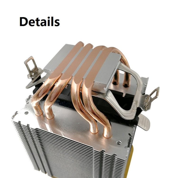 COOL STORM CT-4U-9cm Heat Pipe Dual-Tower CPU Radiator Copper Pipe 9 Cm Fan For Intel/AMD Platform Specification： Aurora Single Fan 3 Line - Fan Cooling by COOL STORM | Online Shopping UK | buy2fix