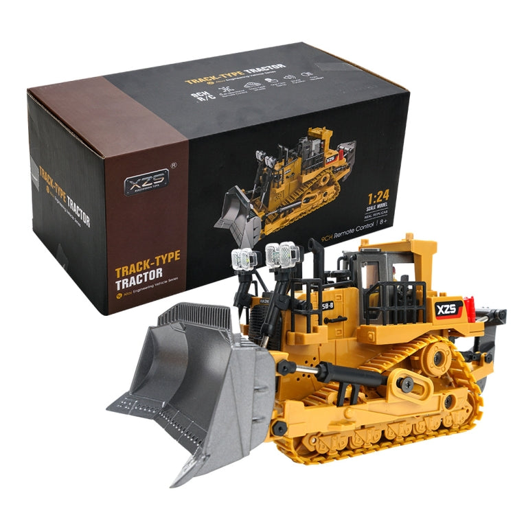 2.4G Remote Control Nine-Channel Crawler Heavy Bulldozer Children Remote Control Toy Alloy Excavator, Proportion: 1:24(1031 Alloy Version) - RC Cars by buy2fix | Online Shopping UK | buy2fix