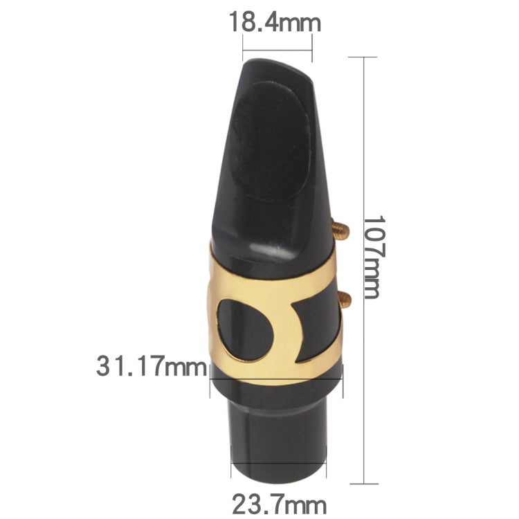 Saxophone Mouthpiece + Hat Clip Wind Instrument Accessories, Specification: Tenor - Wind Instruments by buy2fix | Online Shopping UK | buy2fix