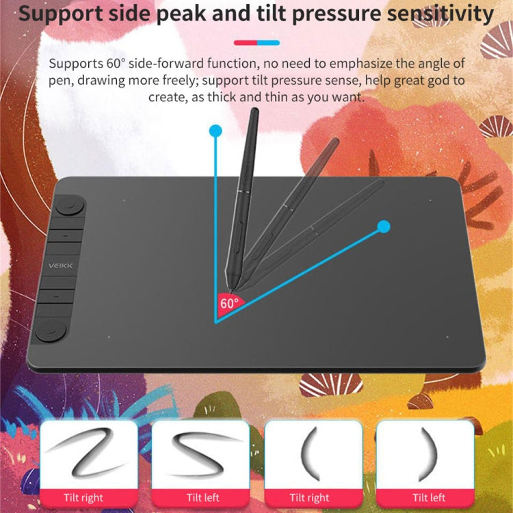 VEIKK VK1060PRO Digital Tablet Hand-Painted Board Electronic Drawing Board Can Connected To Mobile Phone -  by VEIKK | Online Shopping UK | buy2fix