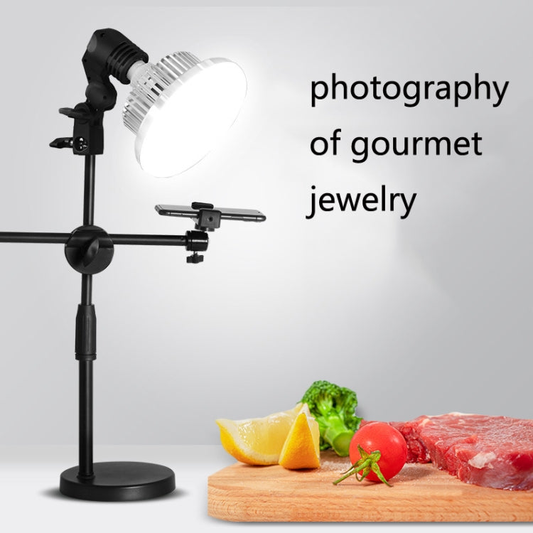 Mobile Phone Live Support Shooting Gourmet Beautification Fill Light Indoor Jewelry Photography Light, Style: 175W Mushroom Lamp + Tripod - Consumer Electronics by buy2fix | Online Shopping UK | buy2fix