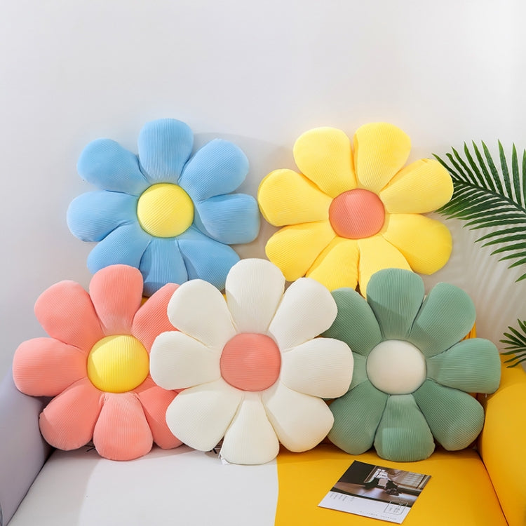 Small Daisy Flower Soft Elastic Cushion Pillow 53cm(Yellow) - Home & Garden by buy2fix | Online Shopping UK | buy2fix