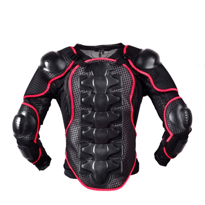 GHOST RACING F060 Motorcycle Armor Suit Riding Protective Gear Chest Protector Elbow Pad Fall Protection Suit, Size: S(Red) - In Car by GHOST RACING | Online Shopping UK | buy2fix