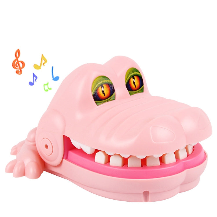 Spoof Bite Finger Toy Parent-Child Game Tricky Props, Style: 6692 Music Crocodile-Pink -  by buy2fix | Online Shopping UK | buy2fix