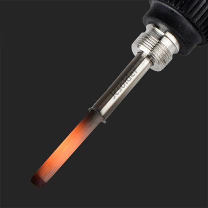 Metallic LCD Temperature Regulating Soldering Iron And Soldering Iron Tip Set Electric Soldering Iron Welding Tool(110V US Plug Silver Head Red) - Home & Garden by buy2fix | Online Shopping UK | buy2fix