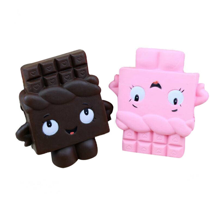 2 PCS TTPU1225 Slow Rebound Cartoon Cute Chocolate Decompression Toy(Brown) - Squeeze Toys by buy2fix | Online Shopping UK | buy2fix
