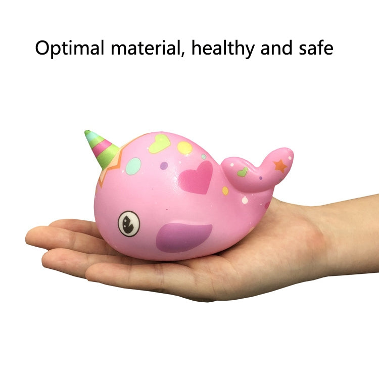 2 PCS TTPU1210 Color Printing Whale Slow Rebound Decompression Toy(Pink) - Squeeze Toys by buy2fix | Online Shopping UK | buy2fix