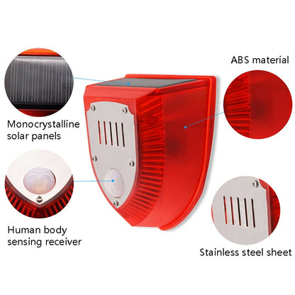 N911M Solar Animal Repeller Outdoor Sound And Light Alarm, Specification: Timing Model - Security by buy2fix | Online Shopping UK | buy2fix