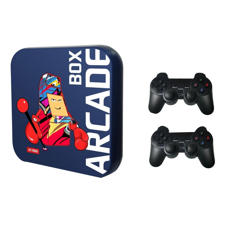 Arcade Box 128G Wireless Video Game Machine Box 4K HD Display For PS1/PSP/N64/DC, UK Plug - Pocket Console by buy2fix | Online Shopping UK | buy2fix