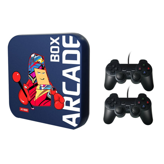 Arcade Box 64G Wired Video Game Machine Box 4K HD Display For PS1/PSP/N64/DC, AU Plug - Pocket Console by buy2fix | Online Shopping UK | buy2fix