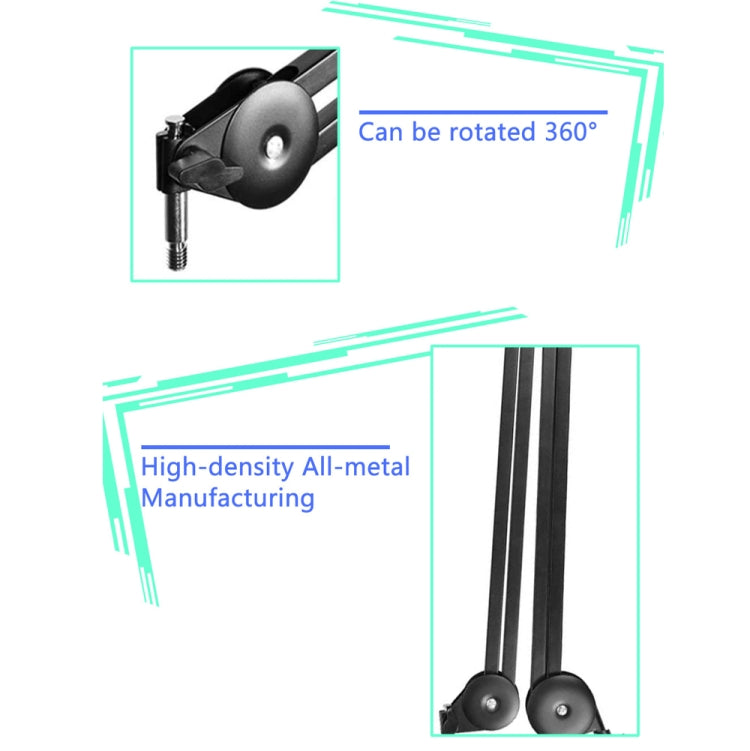Microphone Desktop Cantilever Stent 360 Degree Rotating Bracket(GAZ-40 B) - Consumer Electronics by buy2fix | Online Shopping UK | buy2fix