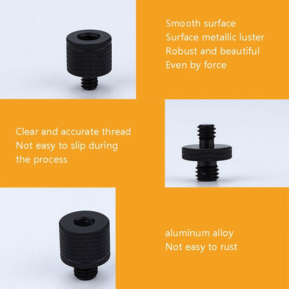 4 PCS Screw Adapter A31 M6 Female to 1/4 Male Screw - Camera Accessories by buy2fix | Online Shopping UK | buy2fix