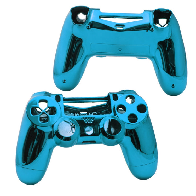 Electroplated Protective Case For PS4 Slim(Blue) - Cases by buy2fix | Online Shopping UK | buy2fix