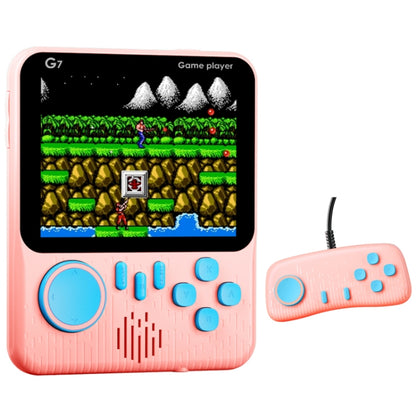 G7 3.5 inch Ultra-thin Handheld Game Console Built-in 666 Games, Style: Double (Pink) - Pocket Console by buy2fix | Online Shopping UK | buy2fix
