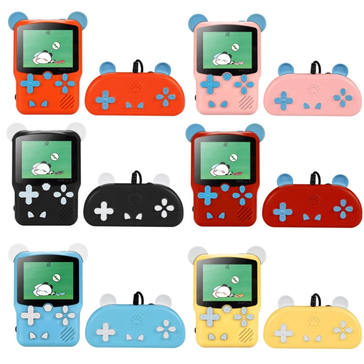 I50 999 in 1 Children Cat Ears Handheld Game Console, Style: Doubles (Blue) - Pocket Console by buy2fix | Online Shopping UK | buy2fix