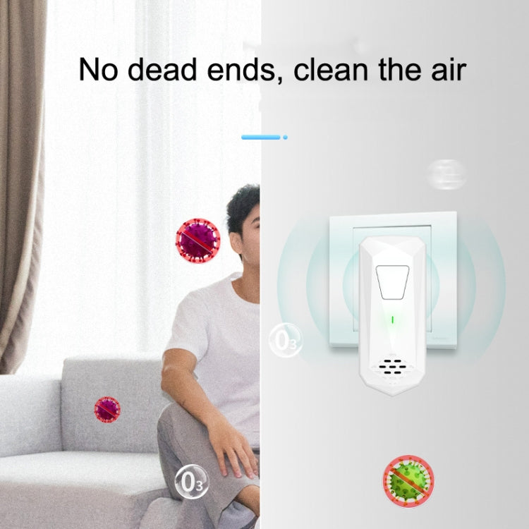 CT02 Negative Ion Air Purifier Pet Deodorant Removal Cleaner, Product specifications: EU Plug(White) - Home & Garden by buy2fix | Online Shopping UK | buy2fix