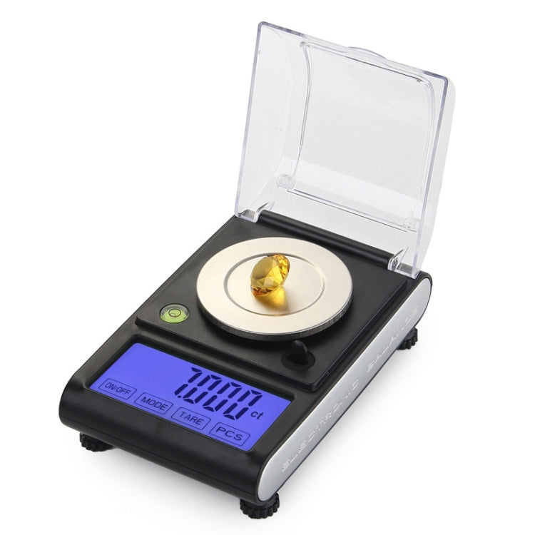 50g / 0.001g Diamond Carat Scale Jewelry Scale Electronic Experimental Milligram Scale - Jewelry Scales by buy2fix | Online Shopping UK | buy2fix