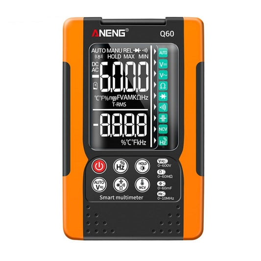 ANENG Automatic Intelligent High Precision Digital Multimeter, Specification: Q60 Intelligent(Orange) - Consumer Electronics by ANENG | Online Shopping UK | buy2fix