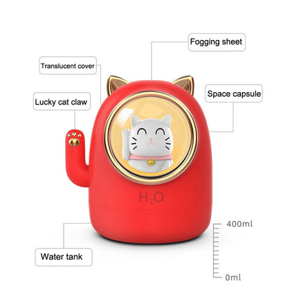 A-16 Home Office Silent Mini Lucky Cat USB Humidifier(White) - Home & Garden by buy2fix | Online Shopping UK | buy2fix
