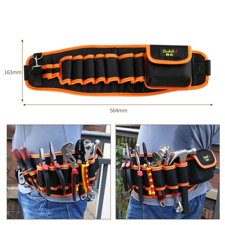 Onkel.J Electrician Waist Bag Canvas Multifunctional Tool Bag , Series: C Type - Storage Bags & Boxes by buy2fix | Online Shopping UK | buy2fix