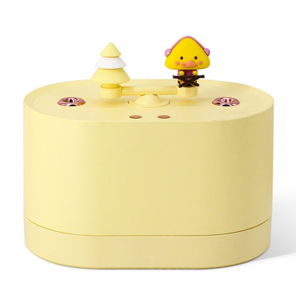 Geometry Band Music Box Large Fog Volume Hydrating Humidifier, Style: Charging Model(Yellow) - Home & Garden by buy2fix | Online Shopping UK | buy2fix