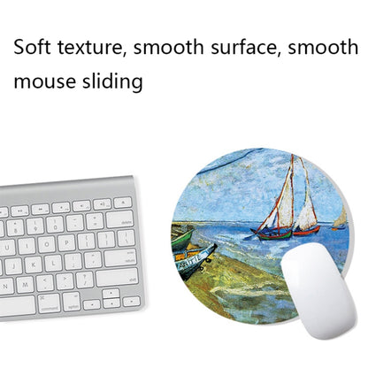 300x800x4mm Locked Am002 Large Oil Painting Desk Rubber Mouse Pad(Carriage) - Mouse Pads by buy2fix | Online Shopping UK | buy2fix