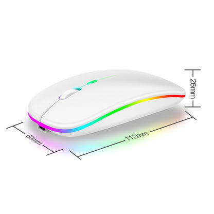 K-Snake BM110 RGB Lighting Effect Wireless Bluetooth Mouse(Rose Gold) - Wireless Mice by K-Snake | Online Shopping UK | buy2fix