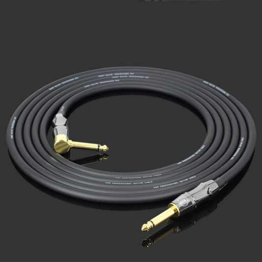 KGR Guitar Cable Keyboard Drum Audio Cable, Specification: 3m(Elbow Straight Jack) - Stringed Instruments by KGR | Online Shopping UK | buy2fix