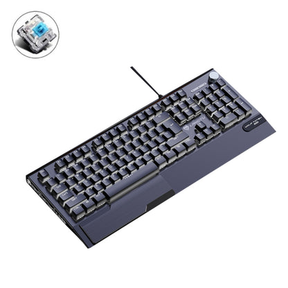 LANGTU K1000 104 Keys Luminous Wired Keyboard, Cable Length: 1.5m(Black Green Shaft White Light) - Wired Keyboard by LANGTU | Online Shopping UK | buy2fix