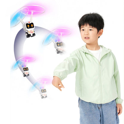 Induction Steel Man Aircraft Gyro Robot Luminous Toy For Children(Cosmic Explorer) - Fly Toys by buy2fix | Online Shopping UK | buy2fix