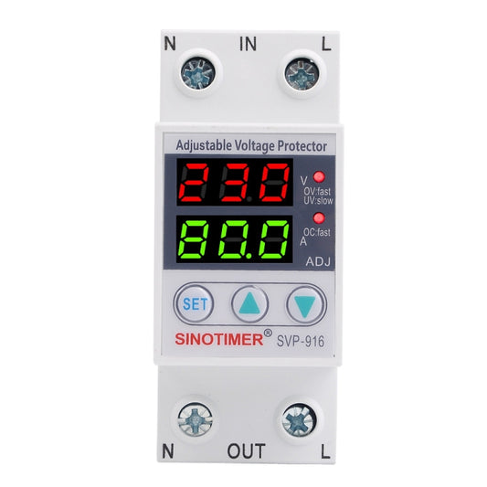 SINOTIMER SVP-916 Adjustable Self-resetting Over-voltage Under-voltage Protector, Current: 80A - Consumer Electronics by SINOTIMER | Online Shopping UK | buy2fix