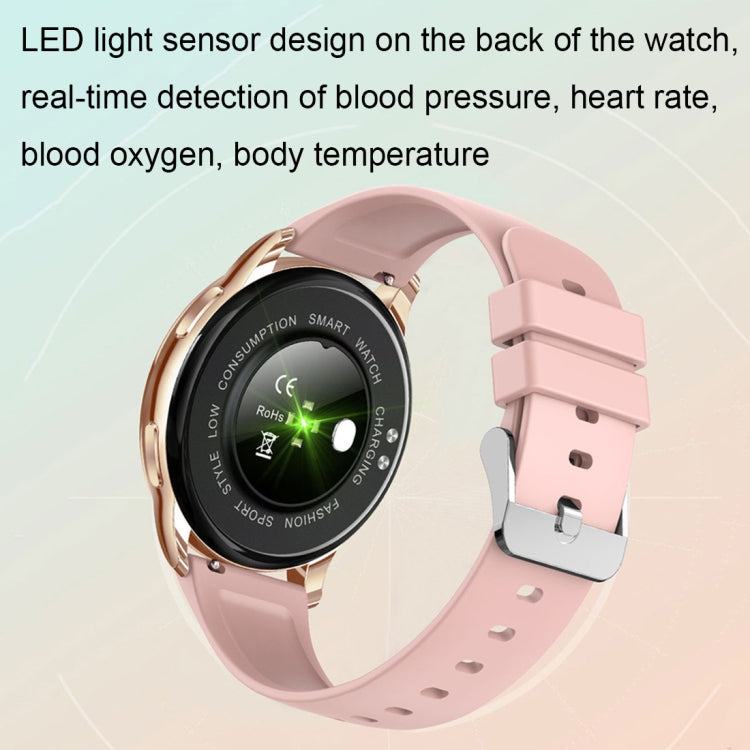 Wearkey Y23 1.32 Inch Health Monitoring Smart Watch with Password Lock(Pink) - Smart Watches by Wearkey | Online Shopping UK | buy2fix