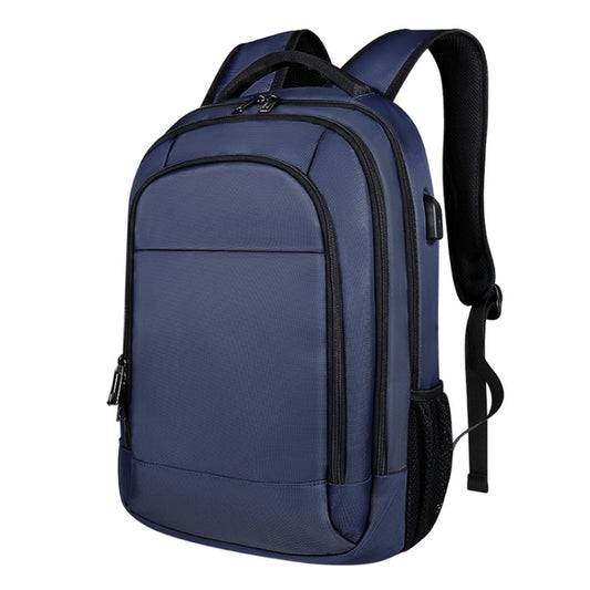 SJ06 Outdoor Large Capacity Laptop Backpack, Size: 13 inch-15.6 inch(Navy Blue) - Backpack by buy2fix | Online Shopping UK | buy2fix