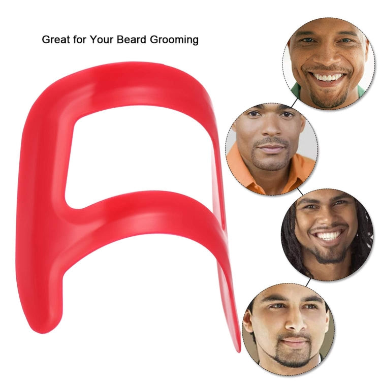 2 Sets Beard Styling Board Shaving Barber Tools, Style: Shape Ruler+Pen+Bearded Model - Hair Trimmer by buy2fix | Online Shopping UK | buy2fix