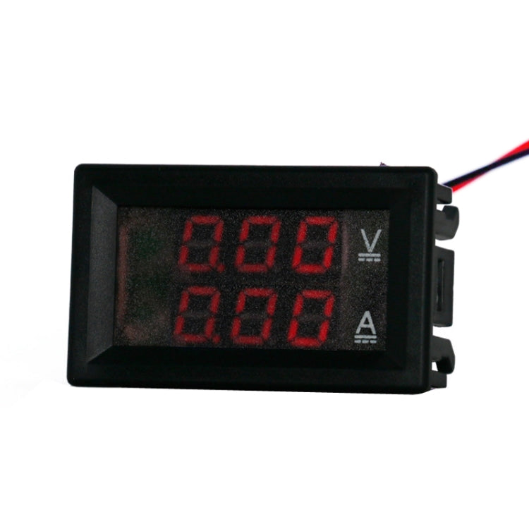 Dual-Display Voltage Current Meter Digital DC Voltage Meter, Specification: 50A (Red) - Consumer Electronics by buy2fix | Online Shopping UK | buy2fix