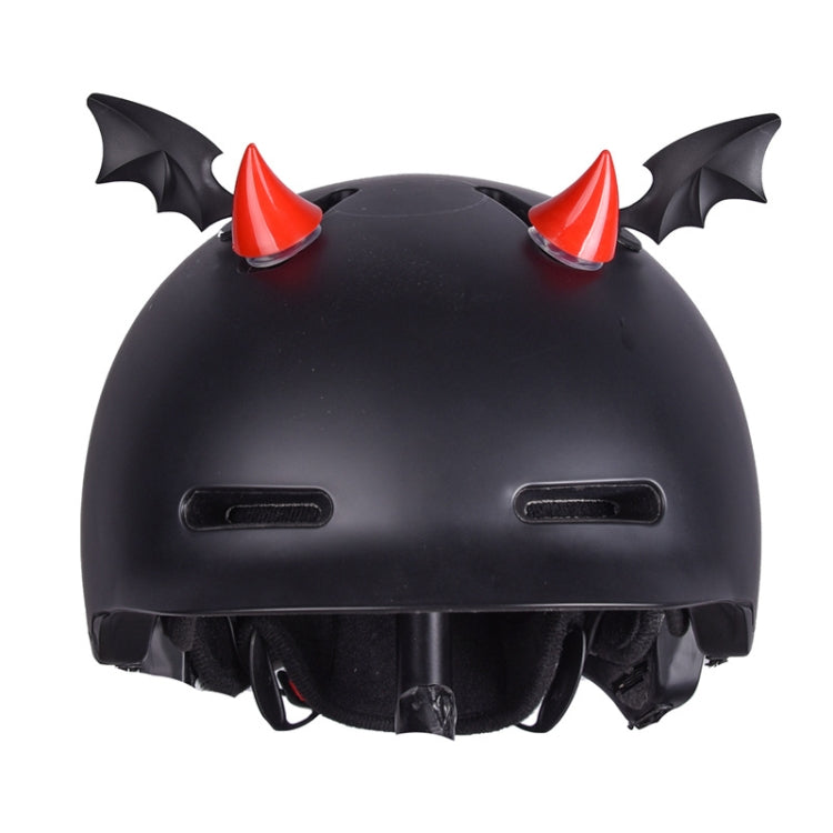 6PCS Motorcycle Helmet Devil Sucker Decoration, Style: Small Horns (Black) - In Car by buy2fix | Online Shopping UK | buy2fix