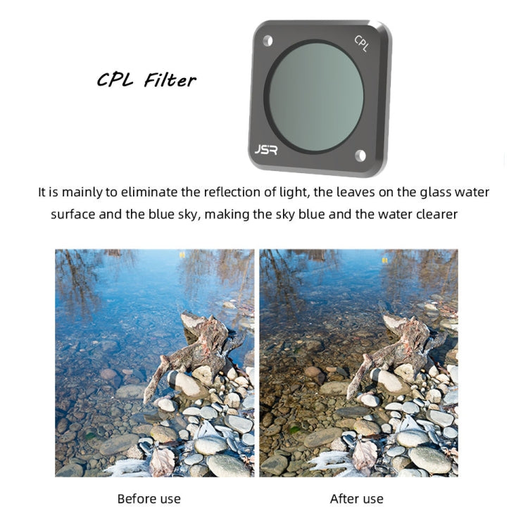 JUNESTAR Action Camera Filters For DJI Action 2,Style: ND64 - Lens Filter by JUNESTAR | Online Shopping UK | buy2fix