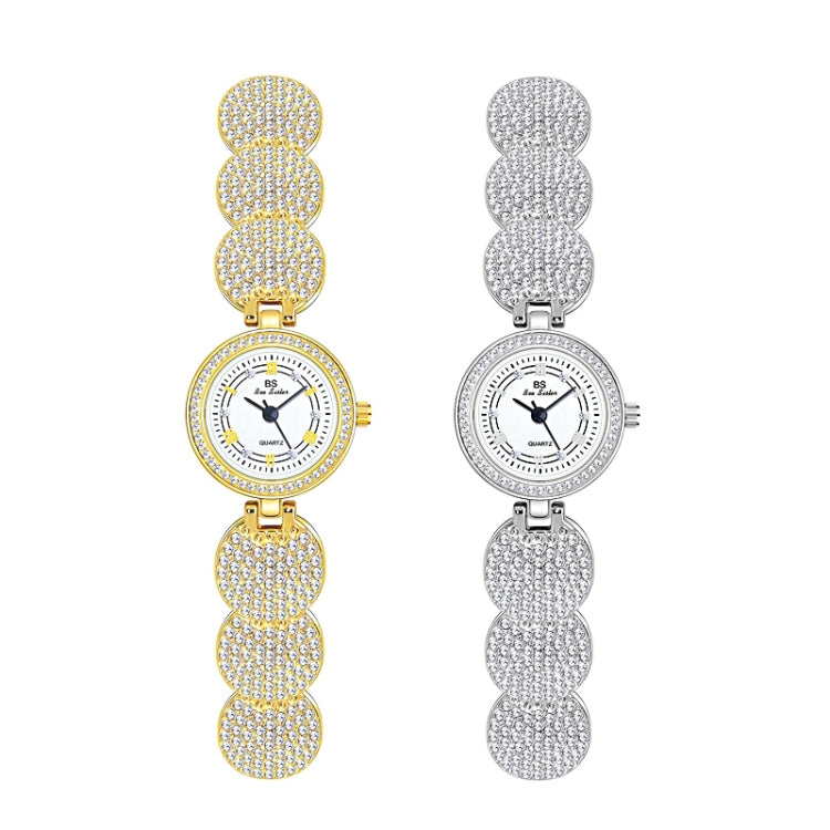 BS Bee Sister  FA1606 Diamond Inlaid Ladies Watch Jewelry Chain Watch(Gold) - Alloy Watches by BS Bee Sister | Online Shopping UK | buy2fix