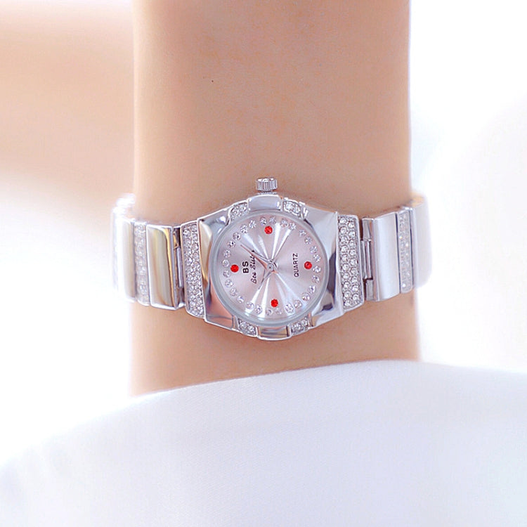 BS Bee Sister  FA1647 Classic Ladies Watch Diamond Wrist Watch(Silver White) - Alloy Watches by BS Bee Sister | Online Shopping UK | buy2fix