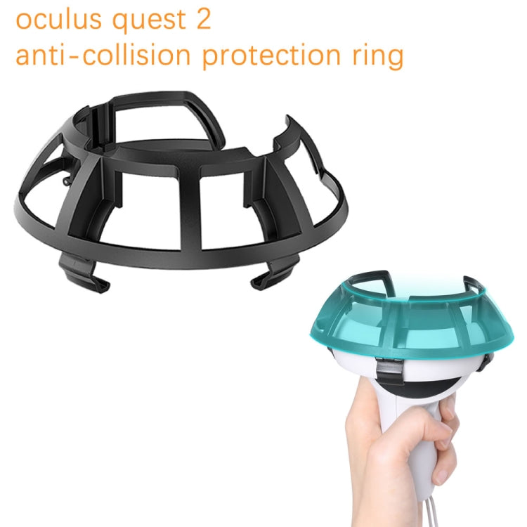 VR Handle Anti-collision Shock-absorbing Quick-release Protective Cover For Oculus Quest 2(Black) - Consumer Electronics by buy2fix | Online Shopping UK | buy2fix