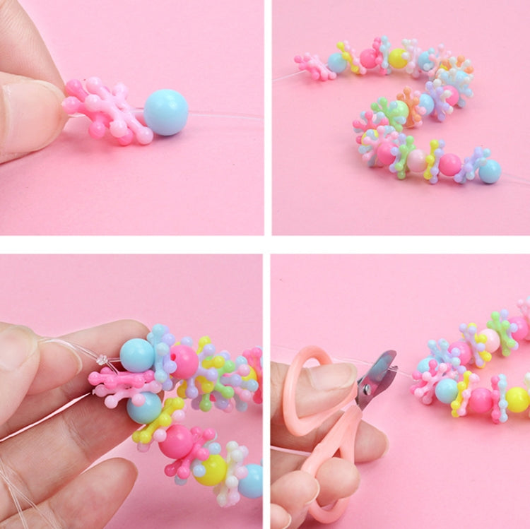 24 Grid Acrylic Beaded Kids DIY Necklace Bracelet Toys(Porcelain White Series) - DIY Developmental Toys by buy2fix | Online Shopping UK | buy2fix