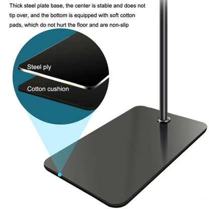 135cm Mobile Phone Tablet Live Broadcast Bedside Lifting Bracket Floor Model (White) - Lazy Bracket by buy2fix | Online Shopping UK | buy2fix
