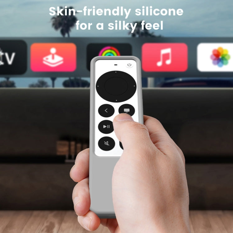 Silicone Remote Controller Waterproof Anti-Slip Protective Cover For Apple TV 4K 2021(Brown) - Consumer Electronics by buy2fix | Online Shopping UK | buy2fix