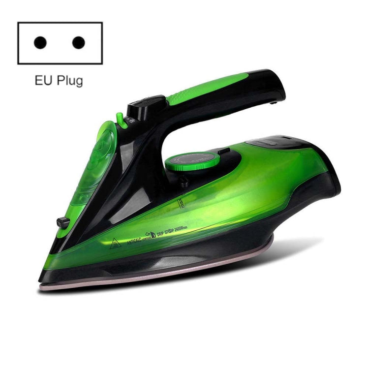 2400W Household Wireless Iron Handheld Steam Iron Garment Steamer,EU Plug(Green) - Home & Garden by buy2fix | Online Shopping UK | buy2fix