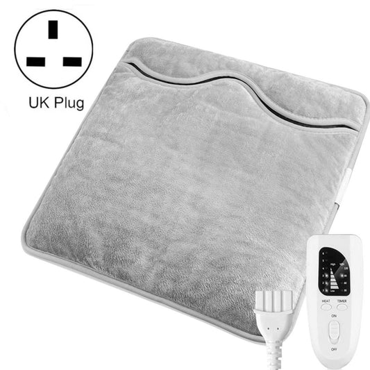 60W  Electric Feet Warmer For Women Men Pad Heating Blanket UK Plug 240V(Silver Gray) - Consumer Electronics by buy2fix | Online Shopping UK | buy2fix