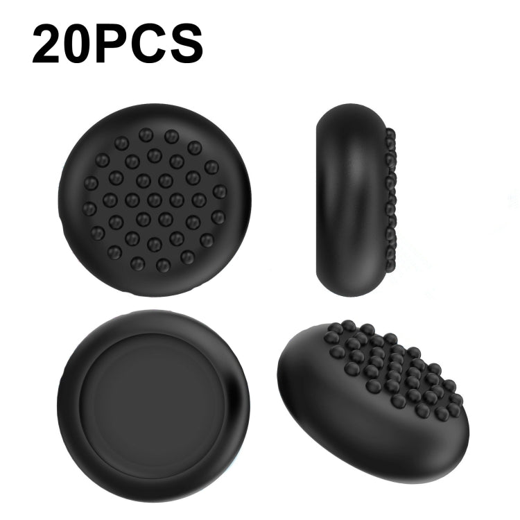 20 PCS Peripheral Button VR Handle Rocker Silicone Protective Cover, For Meta Quest 2(Black) - VR Accessories by buy2fix | Online Shopping UK | buy2fix